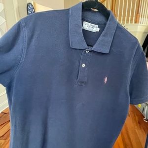 Polo Ralph Lauren Short Sleeve U.S. Polo Assn. Size Large Polo Shirt - Navy Blue